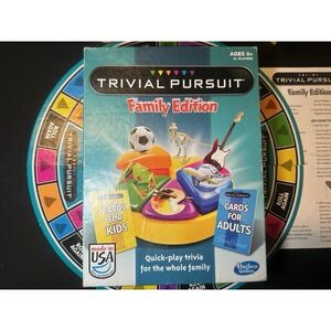 Trivial Pursuit Family Edition Hasbro Gaming Board Game